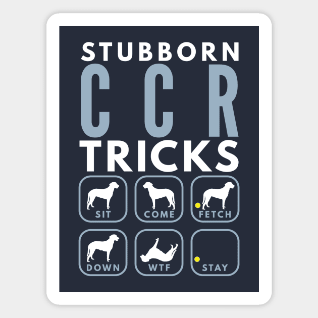 Stubborn Curly Coated Retriever Tricks - Dog Training Magnet by DoggyStyles